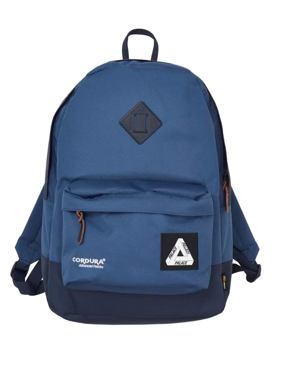 Palace Cordura Duck Canvas Backpack 'Blue / Navy' FW24 Travel Gym Book Bag Zip